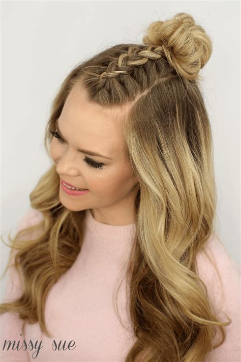 See more ideas about hair styles, updo tutorial, long hair styles. Mohawk Braid Top Knot