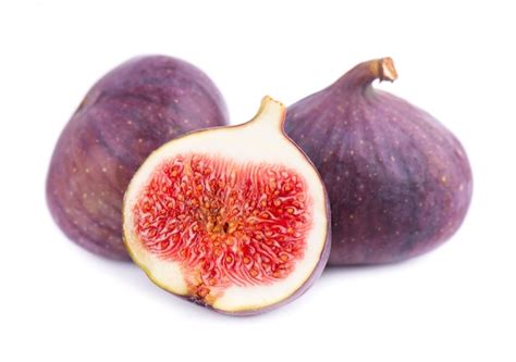 Premium Photo Fresh Purple Fig Fruit Isolated On White Ripe Fig Fruit