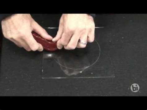 In this video we demonstrate the four most common ways to cut acrylic sheet also known as perspex®. Cutting Glass Circles - YouTube