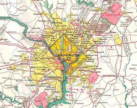 Map Of Washington Dc And Surrounding States Topographic Map