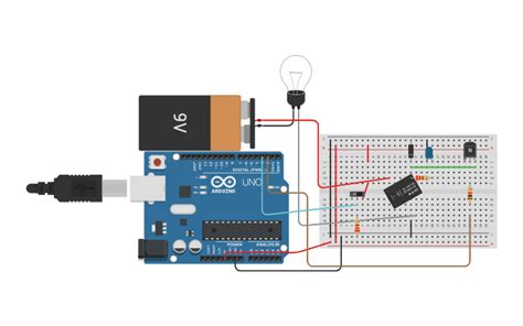 Circuit Design Control Slide Switch Using Relay Tinkercad