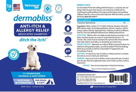 Dermabliss™ Anti Itch And Allergy Relief Medicated Shampoo