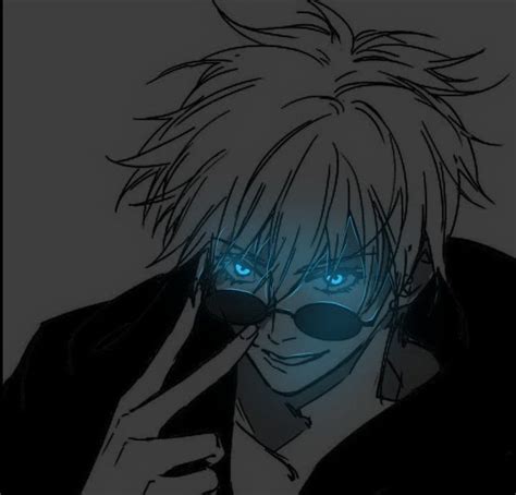 Gojo Satoru Glow Art In 2022 Cute Anime Character Anime Art Dark