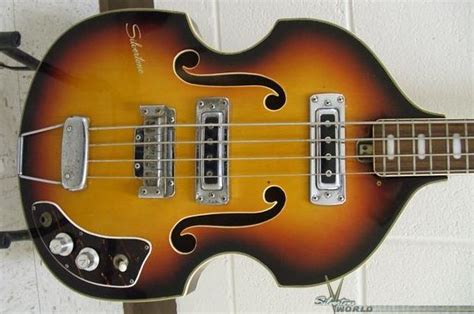 Silvertone World Electric Guitars 1960s Model 1495 Bass