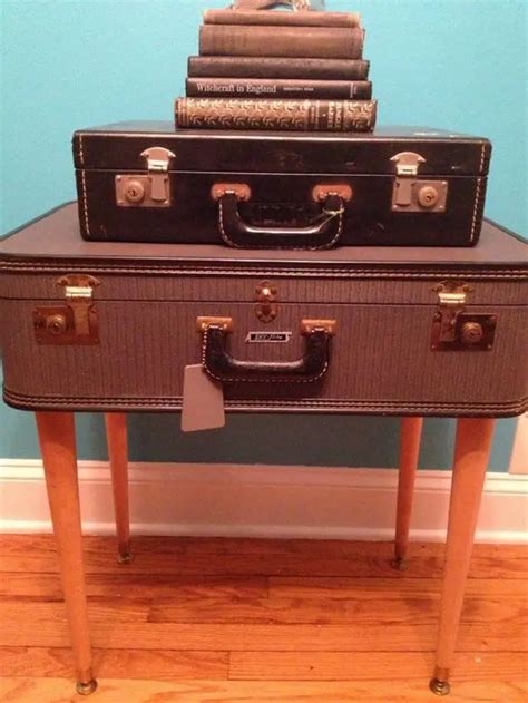 Upcycled Vintage Suitcase Side Table Diy Projects For Everyone