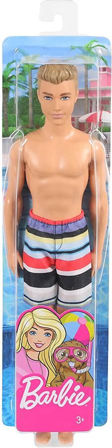 【楽天市場】【ただ今ポイント2倍 】バービー ビーチケンドール6 barbie ken beach doll mattel ghw43 人形 水着 海パン ビーチ ：王様のおもちゃ 楽天市場店