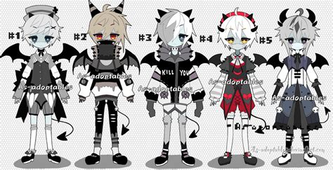Zombie Demon Adoptable Batch Closed By As Adoptables On Deviantart