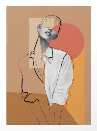 Minimalist Girl 2 By Dada22 Art Print Wall Gallery Interior