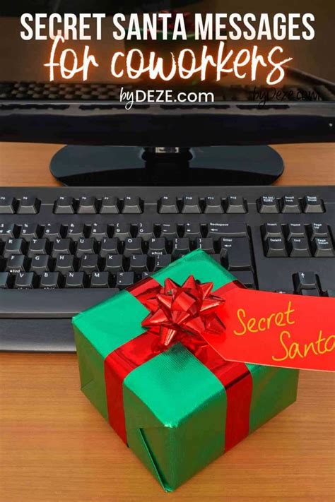 60 Free Secret Santa Messages Riddles And Quotes For Christmas Bydeze