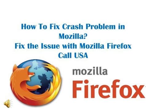 How To Fix Crash Problem In Mozilla Firefox Browser