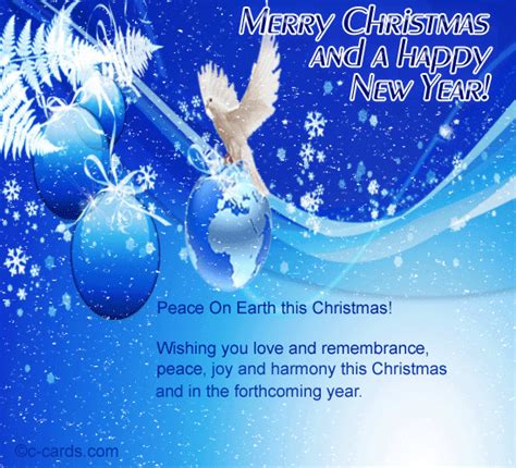 Peace On Earth Free English Ecards Greeting Cards 123 Greetings