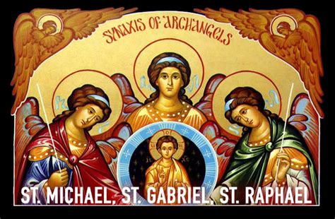 Feast Of Saints Michael Gabriel And Raphael Archangels