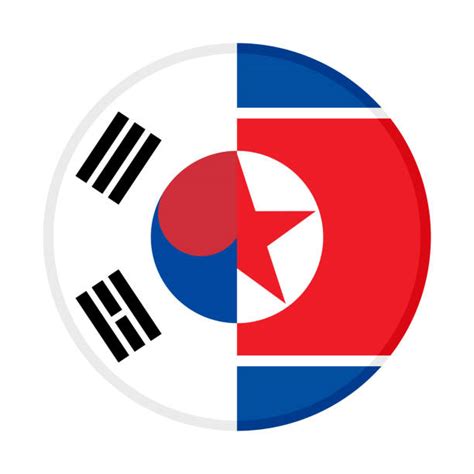 60 North And South Korea Flags Stock Illustrations Royalty Free
