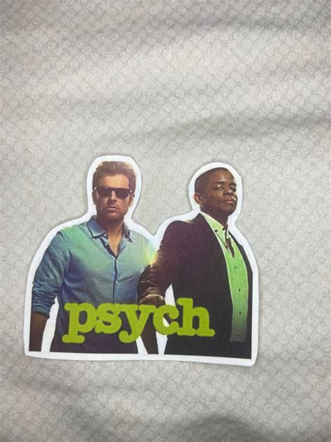 Psych Tv Show Stickers Psych Sticker Set Psych Ts Shawn Etsy