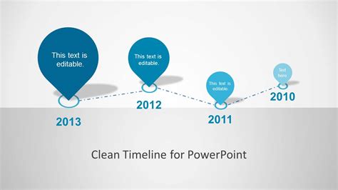 Clean Timeline Template For Powerpoint Slidemodel