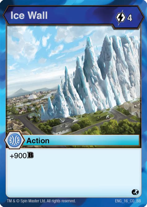 Ice Wall The Bakugan Wiki