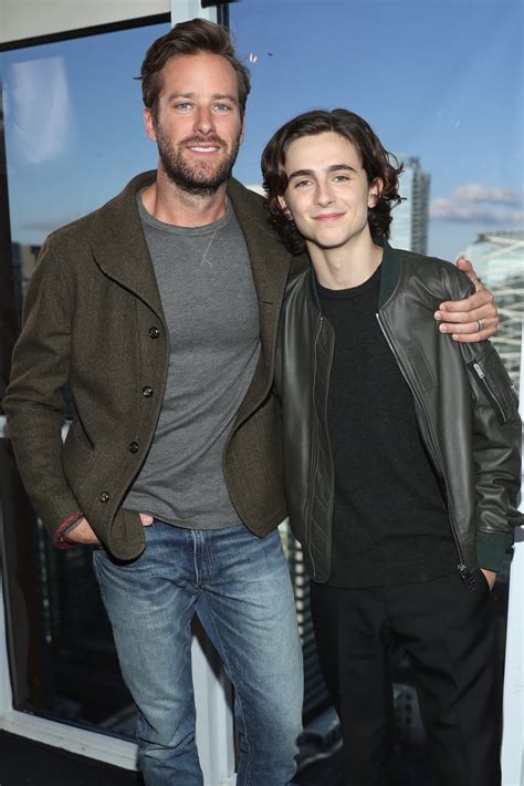 Armie Hammer And Timothee Chalamet Pictures Popsugar