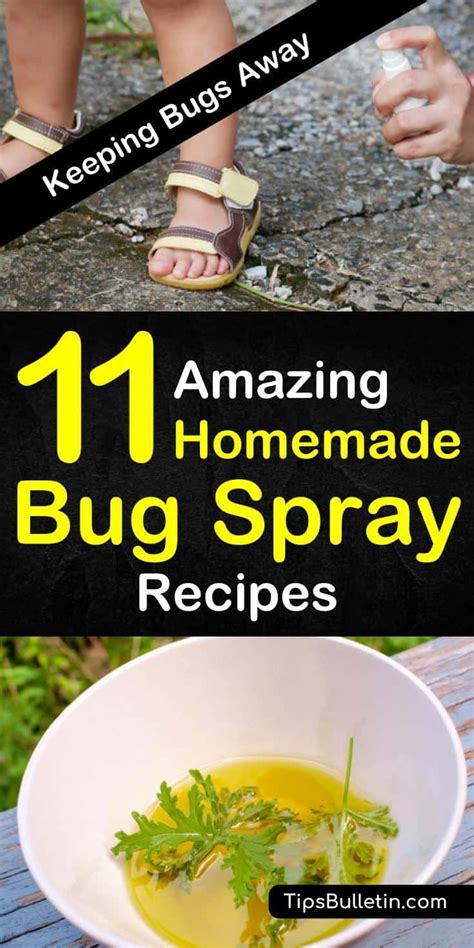 11 Easy Make Your Own Bug Spray Recipes Recipe Homemade Bug Spray