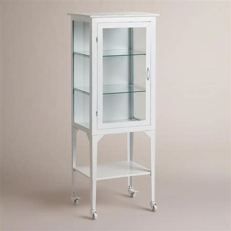 You can install this cabinet in any space in your home to store objects and items. Large White Giselle Cabinet