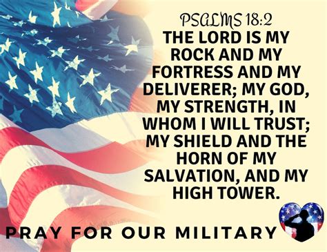 pray for our military postcard instant download psalm 182 etsy