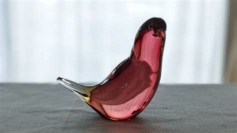 Formia Murano Art Glass Bird Figurine Vetri Di Murano Bird Sculpture 送料込 Sonota