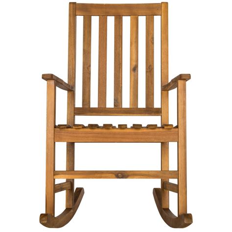 Portland, oregon is a famous tourist mecca and place to live thanks in part to its we think you'll be delighted with our collection of cozy wood rocking chairs in our portland furniture store. Safavieh Barstow Natural Brown Wood Outdoor Rocking Chair ...