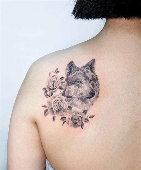 Girl Wolf Tattoos