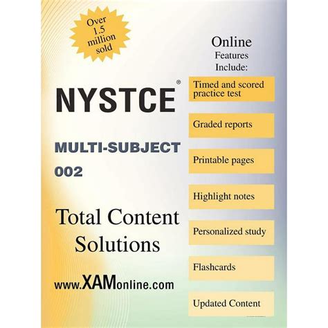 Nystce Nystce Multi Subject 002 Cst Multi Subject 002 Paperback