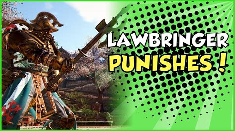 If you're looking for more of a dedicated vanguard character, check out our for honor: For Honor Lawbringer Guide: Maximum Punishes - YouTube