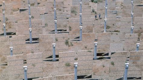 Solar Power Tower Mirrors Tilting Stock Video Clip K0089464 Science Photo Library