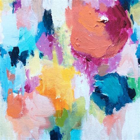 Flower Abstract Pastel Painting Art Canvas By Paint Me