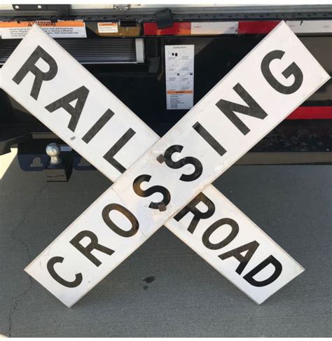Railroad Crossing Sign 04 Original