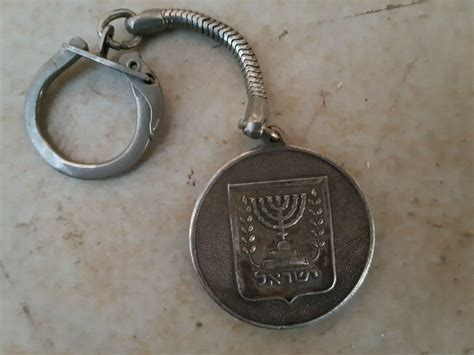 Vintage Israel Keychain Old Idf Israel 1967 Sex Day Zahal Jerusalem Hanukkah Ebay