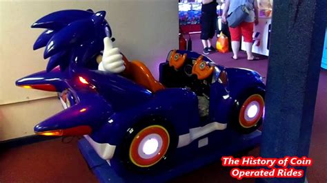 2010s Coin Operated Car Kiddie Ride Sonic The Hedgehog Youtube