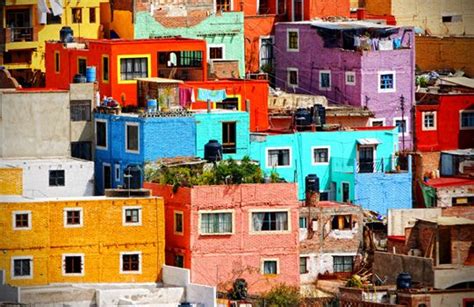 Colorful Homes Guanajuato Mexico ©brgetty