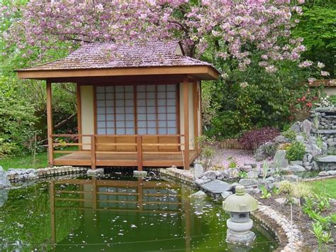 Japanese Tea House In Hardwood Build A Japanese Garden Uk