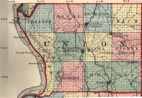 Union County Illinois Maps And Gazetteers