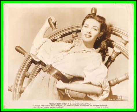YVONNE DE CARLO In Buccaneer S Girl Original Vintage PORTRAIT 1950 EBay