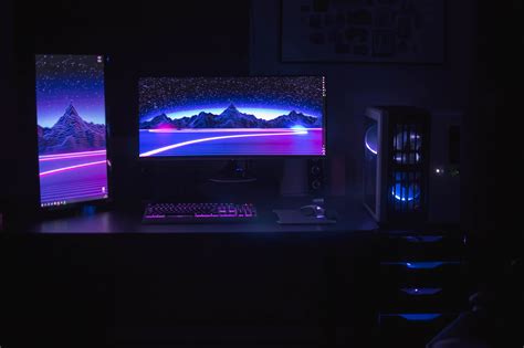 Purple Gaming Setup Ur Tabletop Dosent Match Ur Setup And What Specs