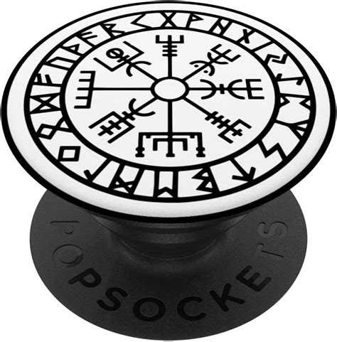 vegvisir wayfinder rune compass viking popsockets popgrip swappable grip for