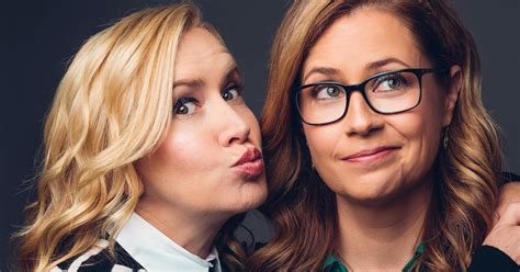 The Office Reunion Movie Jenna Fischer And Angela Kinsey Tease Their