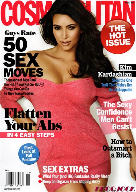 kim kardashian cosmopolitan magazine august 2011 issue gotceleb