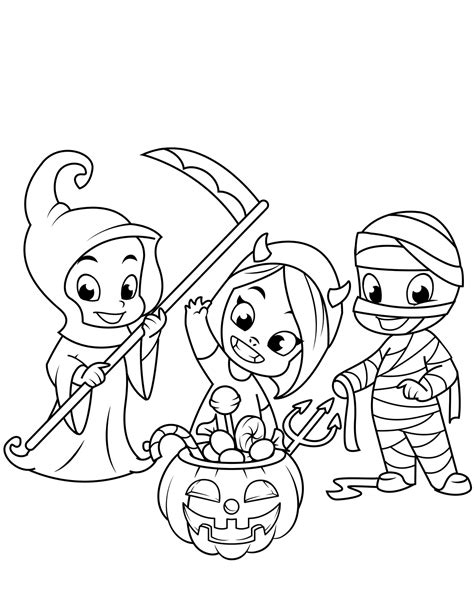 Grim Reaper Coloring Pages Best Coloring Pages For Kids Halloween