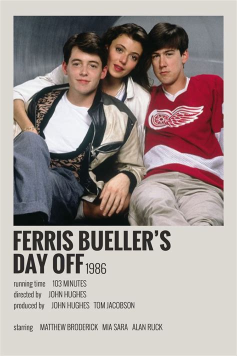 Ferris Buellers Day Off By Maja Movie Posters