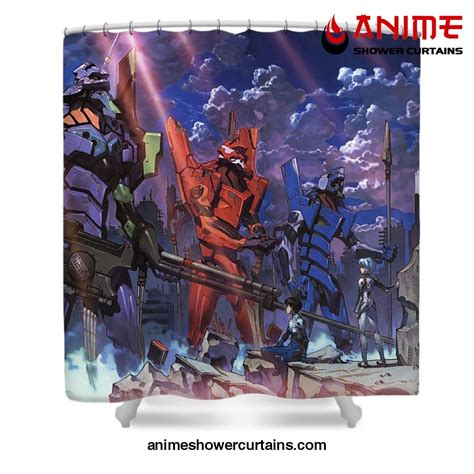 Neon Genesis Evangelion Shower Curtains New Release 2023