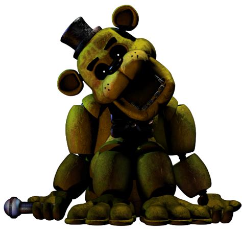 Fnaf 1 Golden Freddy Full Body By Enderziom2004 On Deviantart