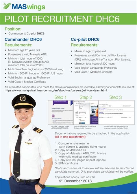 The minimum airasia cadet pilot 2018 selection requirements are as follows: MASwings Pilot Recruitment DHC6 - Better Aviation