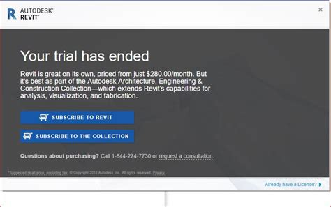 Trial Expired Or Your Trial Has Ended When Launching Autodesk Software