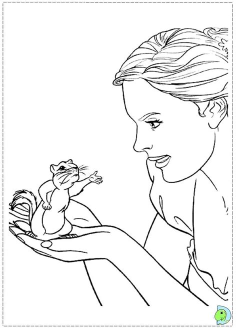 Enchanted Coloring Page Princess Giselle Coloring Page Coloring Nation