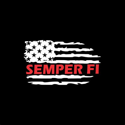 Usmc Semper Fi Flag Semper Fi Flag Decalmarine Corp Vinyl Etsy